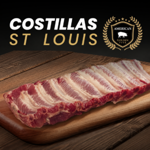 Costilla ST Louis American Golden Pork